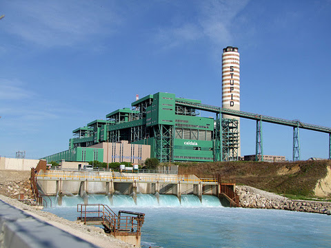 Enel-Kohlekraftwerk in Brindisi.