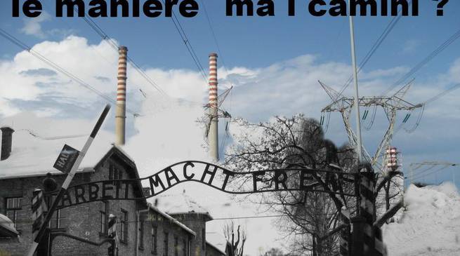 Vergleich des Konzentrationslagers Auschwitz mit dem Kohlekraftwerk Vado Ligure